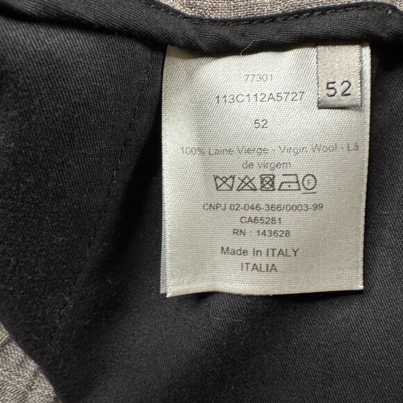 Authentic DIOR Men's Grey Woven Pants - Size 36 - Picture 6 of 8